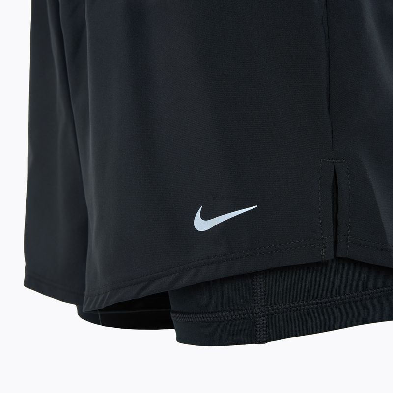 Moteriški bėgimo šortai Nike One Dri-FIT 2IN1 black / reflective silver 3