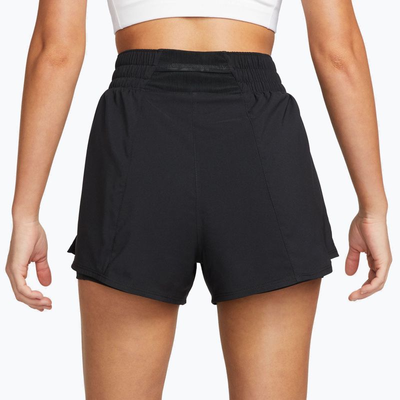 Moteriški šortai Nike One Dri-Fit High-Waisted 3" 2In1 black 4