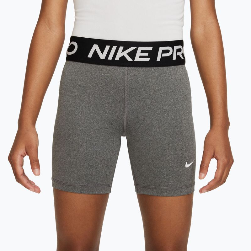 Vaikiški šortai Nike Pro Dri-Fit 5" carbon heather/white 3