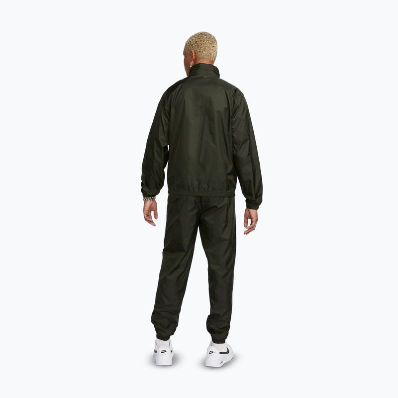 Vyriškas treninginis kostiumas Nike Sportswear Club Lined Woven sequoia/white 3