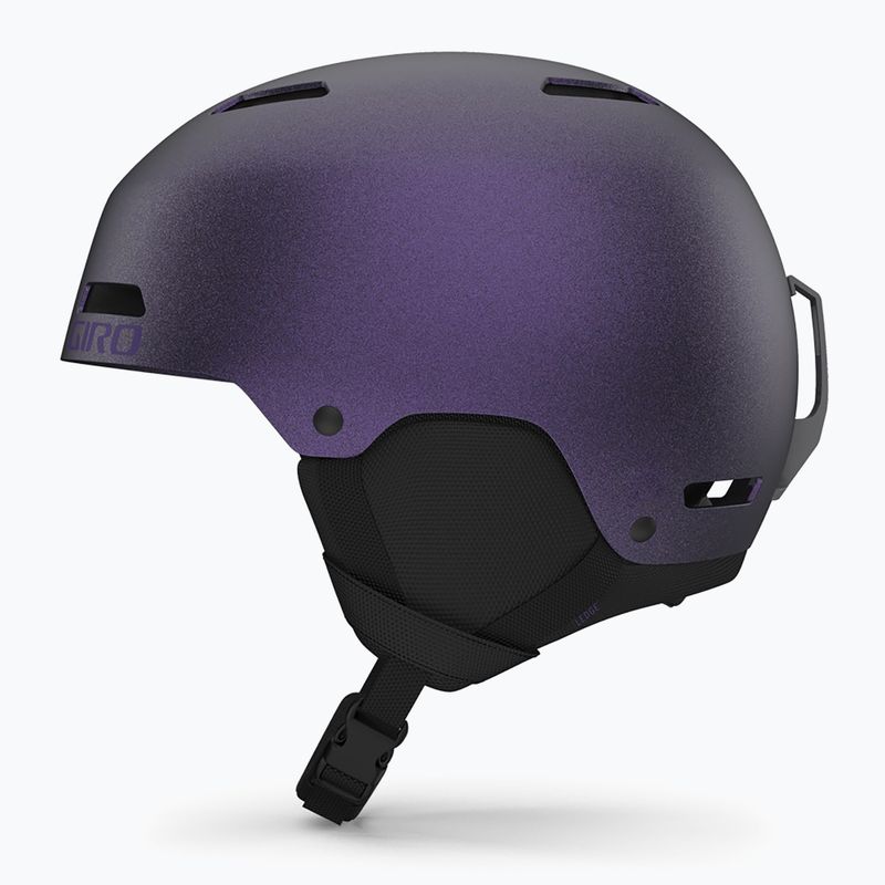 Slidinėjimo šalmas Giro Ledge FS matte black/purple pearl 2