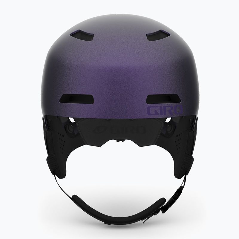Slidinėjimo šalmas Giro Ledge FS matte black/purple pearl 3
