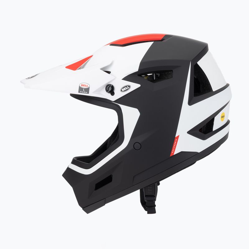 Dviračio šalmas Bell Sanction 2 DLX Mips matte black/white 3