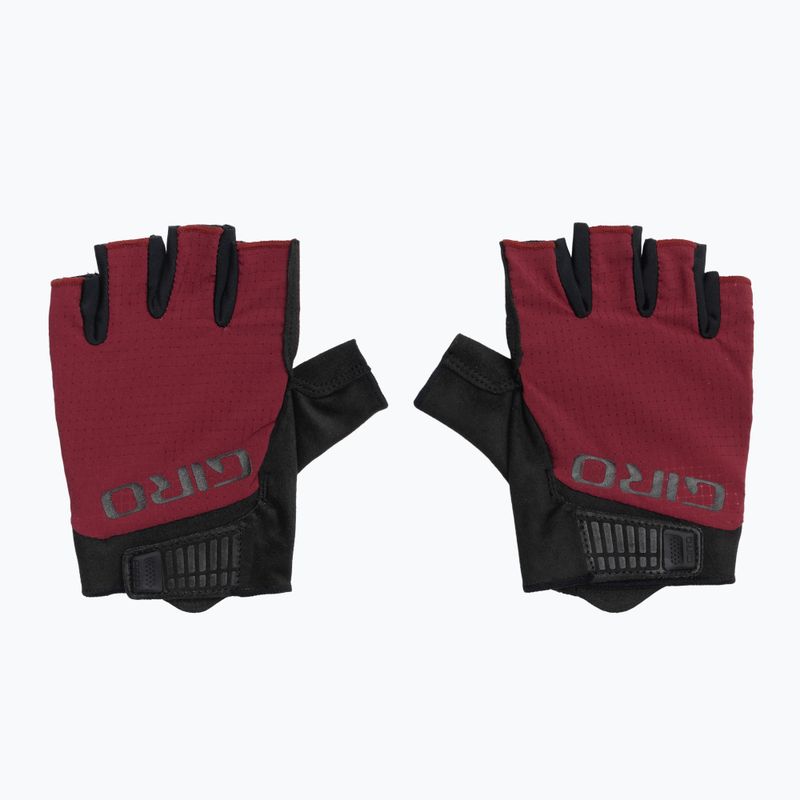 Vyriškos dviračių pirštinės Giro Bravo Gel II ox red 2