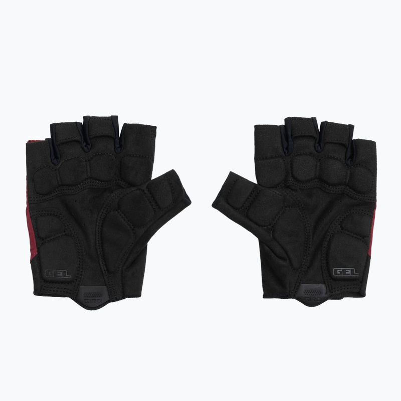 Vyriškos dviračių pirštinės Giro Bravo Gel II ox red 3
