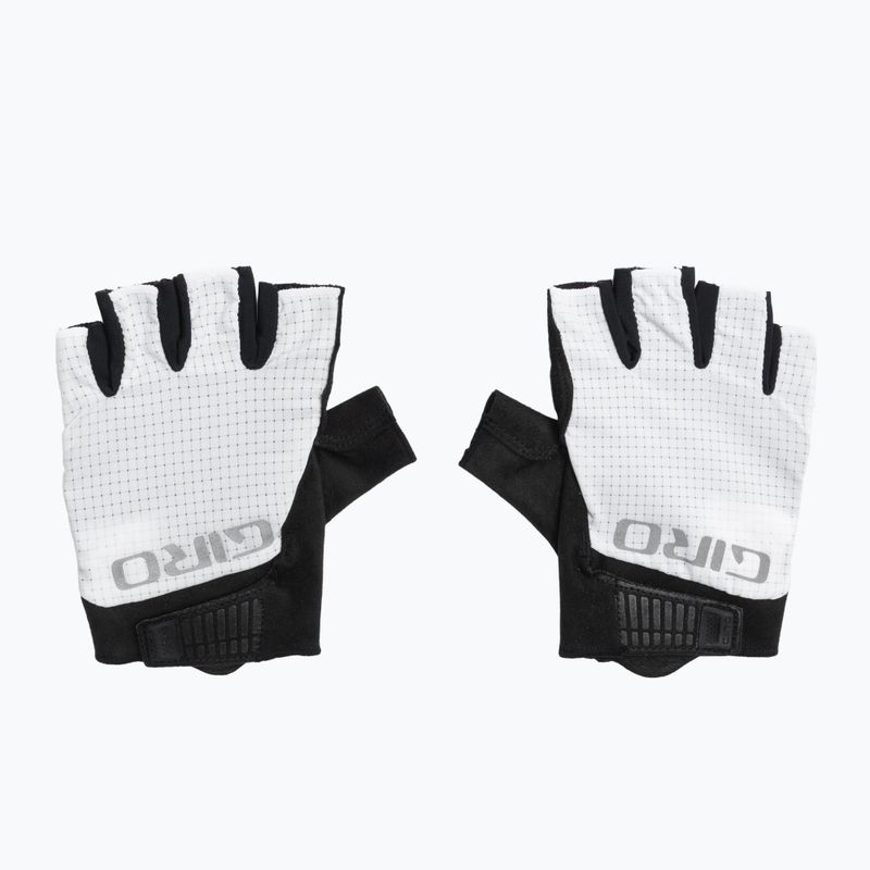 Vyriškos dviračių pirštinės Giro Bravo Gel II white 2