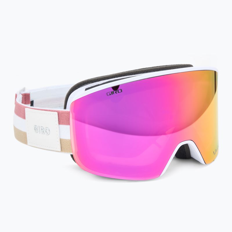 Moteriški slidinėjimo akiniai Giro Ella white lx stripe/pink/infrared
