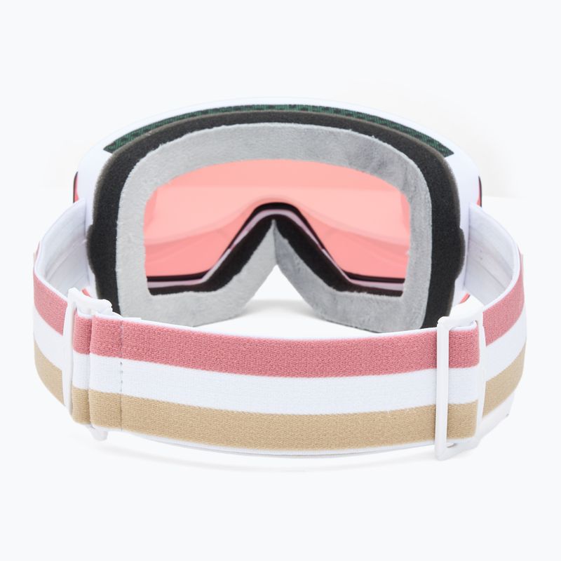 Moteriški slidinėjimo akiniai Giro Ella white lx stripe/rose gold/infrared 4