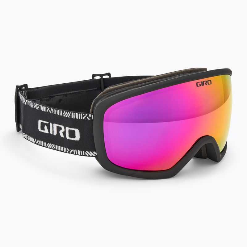Moteriški slidinėjimo akiniai Giro Millie black&white chute/pink