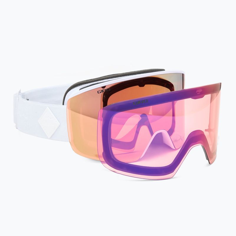 Moteriški slidinėjimo akiniai Giro Ella white bliss/rose gold/infrared