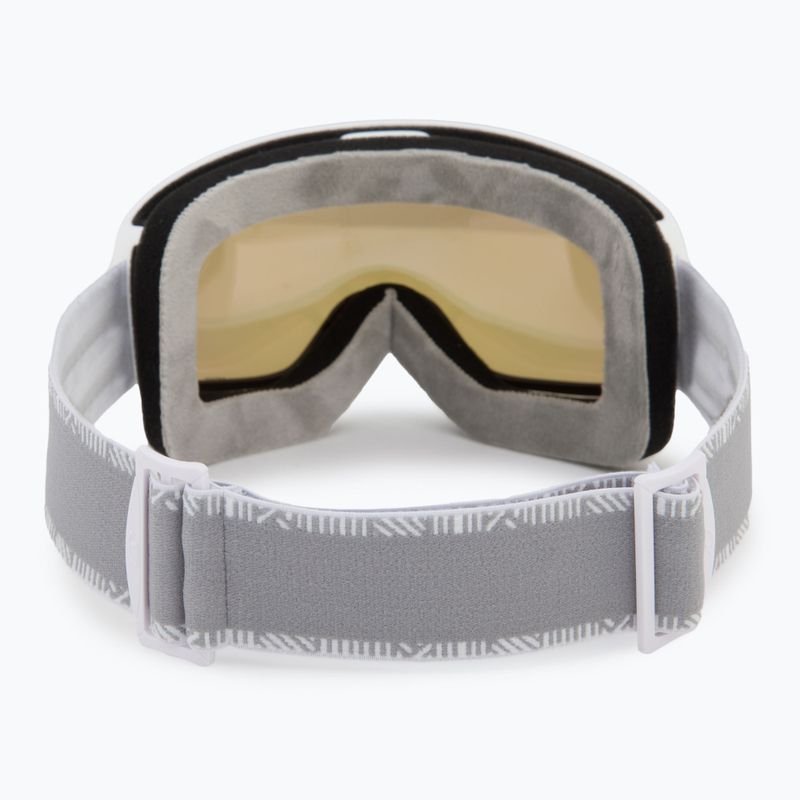 Moteriški slidinėjimo akiniai Giro Moxie white & grey chute/ amber pink/ yellow 4