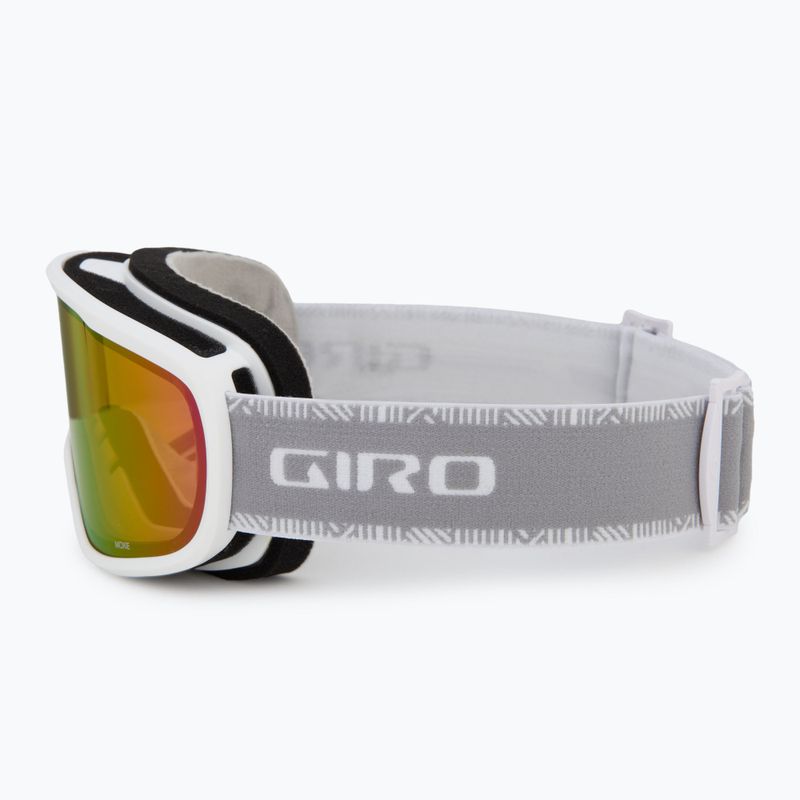 Moteriški slidinėjimo akiniai Giro Moxie white & grey chute/ amber pink/ yellow 5