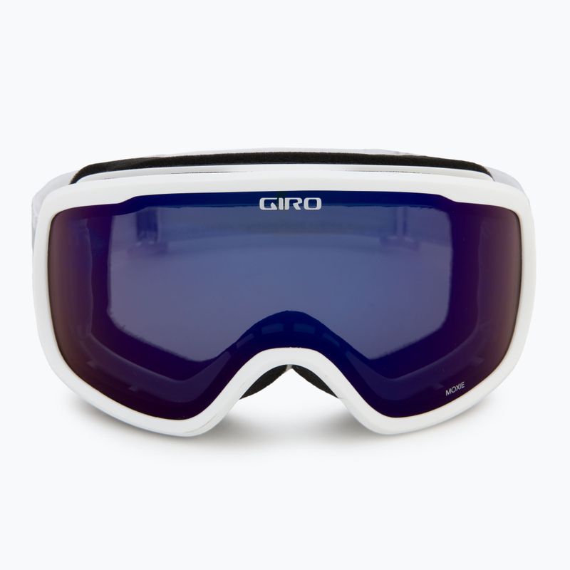 Moteriški slidinėjimo akiniai Giro Moxie white & grey chute/ cobalt/ yellow 3