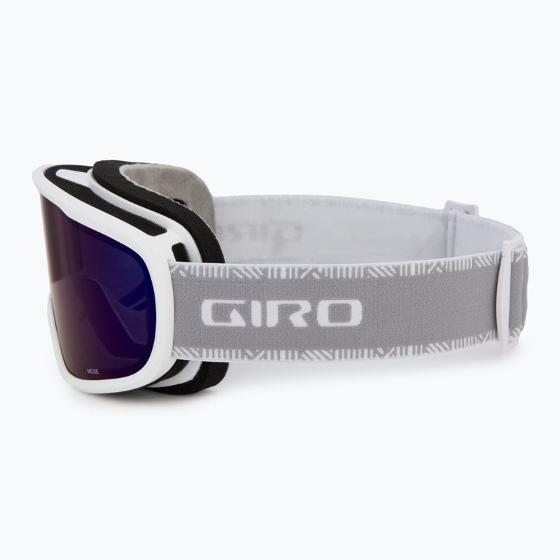 Moteriški slidinėjimo akiniai Giro Moxie white & grey chute/ cobalt/ yellow 5