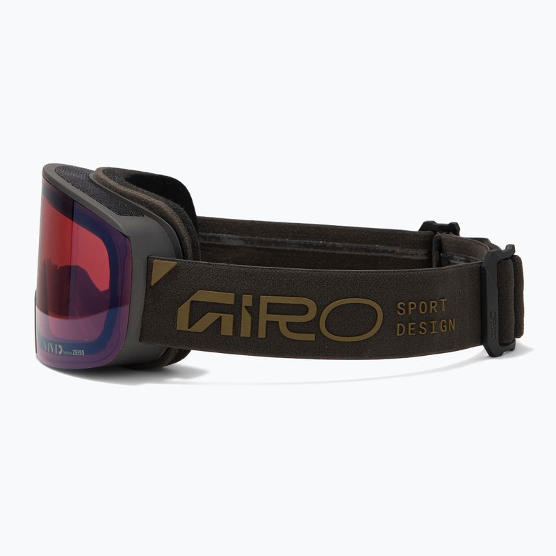 Slidinėjimo akiniai Giro Axis midnight brown stacked/vivid petrol/vivid infrared 5