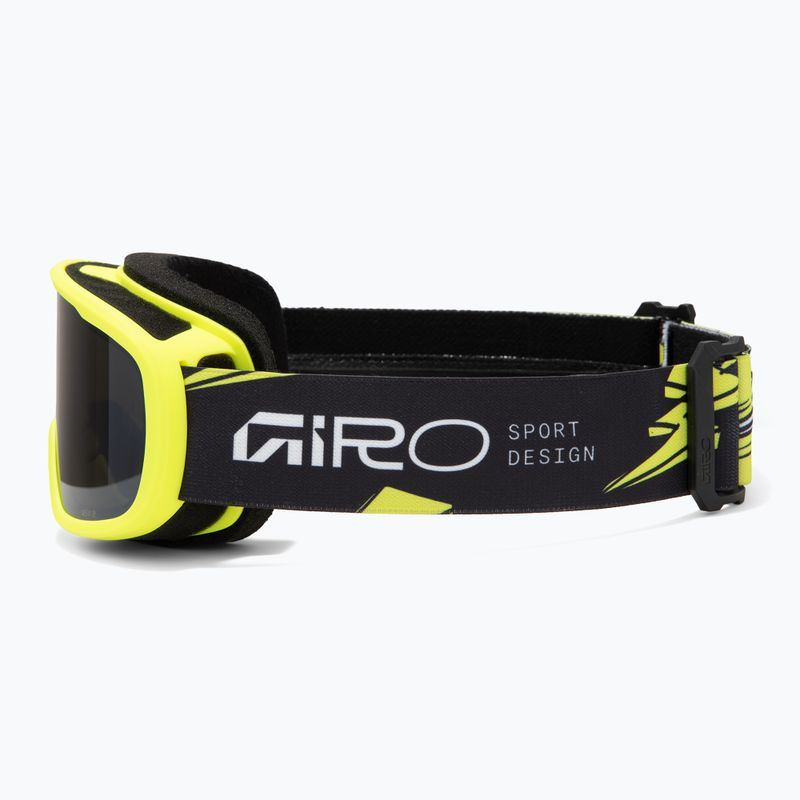 Vaikiški slidinėjimo akiniai Giro Buster Jr yellow bolts/ultra black 4