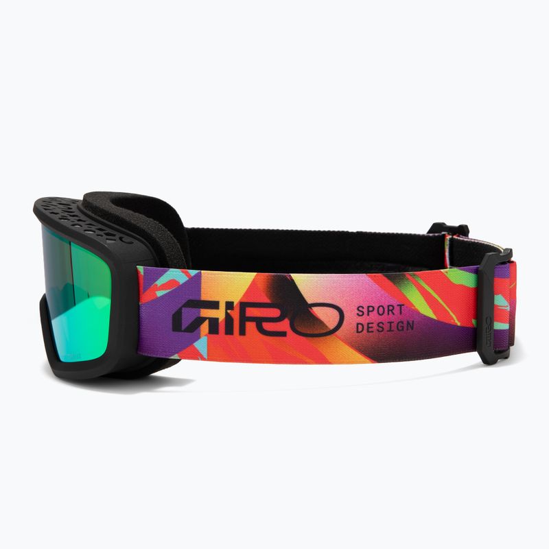 Vaikiški slidinėjimo akiniai Giro Chico 2.0 Jr multi flow/loden green 4