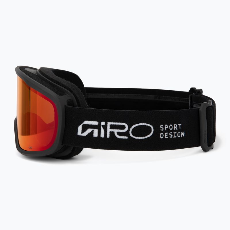 Slidinėjimo akiniai Giro Cruz black stacked/amber scarlet 4