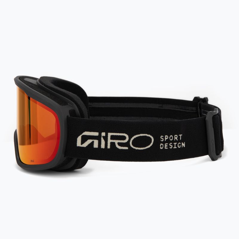 Slidinėjimo akiniai Giro Cruz black tan stacked/amber scarlet 4