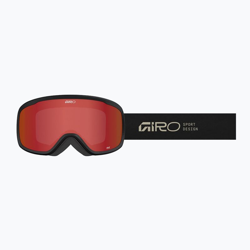 Slidinėjimo akiniai Giro Cruz black tan stacked/amber scarlet