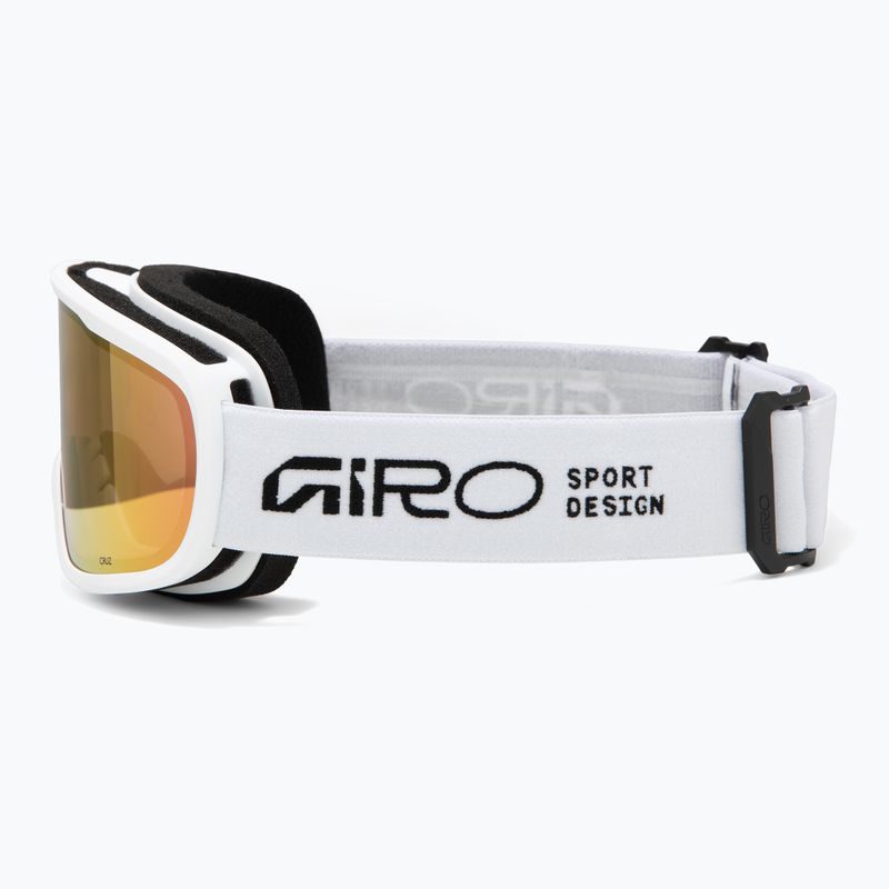 Slidinėjimo akiniai Giro Cruz white stacked/amber pink 4