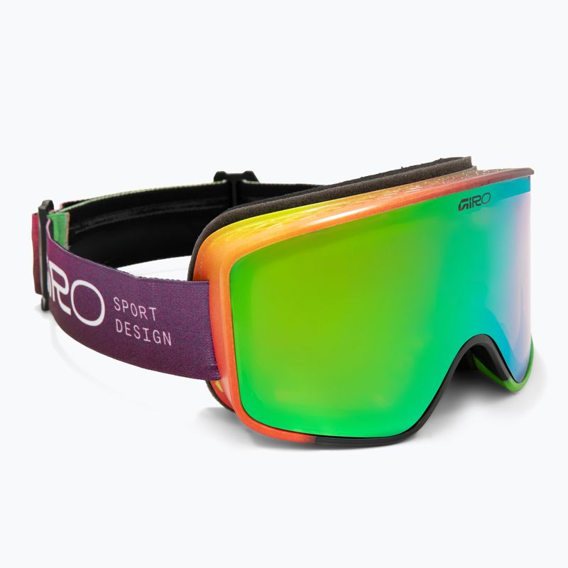 Slidinėjimo akiniai Giro Method multi faded/vivid emerald/vivid infrared 2