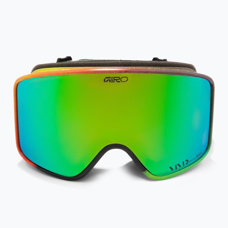 Slidinėjimo akiniai Giro Method multi faded/vivid emerald/vivid infrared 3