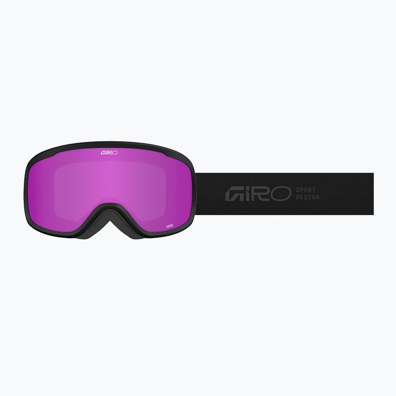 Moteriški slidinėjimo akiniai Giro Moxie black stacked/amber pink/yellow