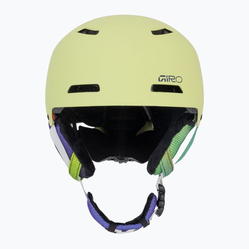 Vaikiškas slidinėjimo šalmas Giro Crue matte fluorescent green 2