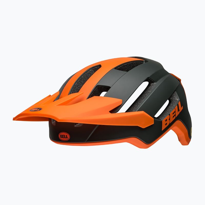 Dviračio šalmas Bell 4Forty Air Integrated MIPS matte dark green/orange