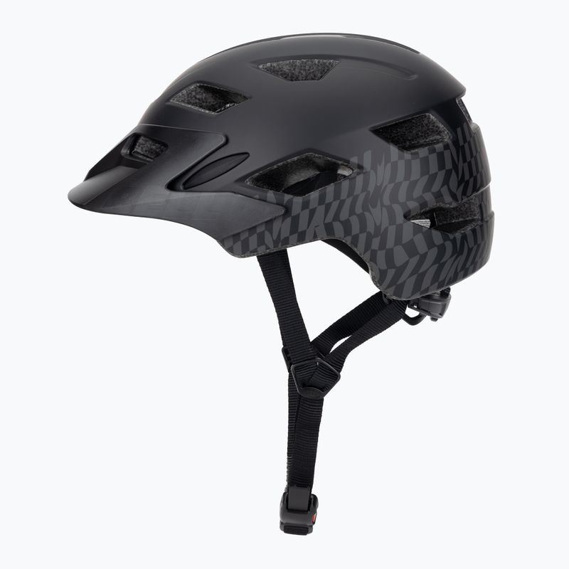 Vaikiškas dviračio šalmas Bell Sidetrack wavy checks/matte black 3