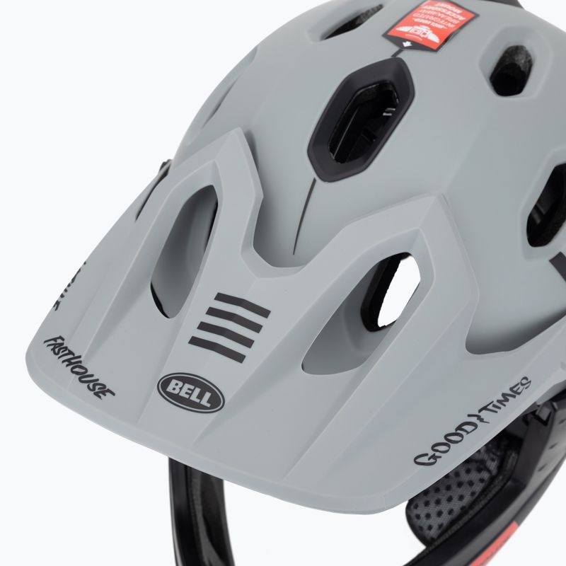 Dviračio šalmas Bell FF Super DH MIPS Spherical matte gray/black 9