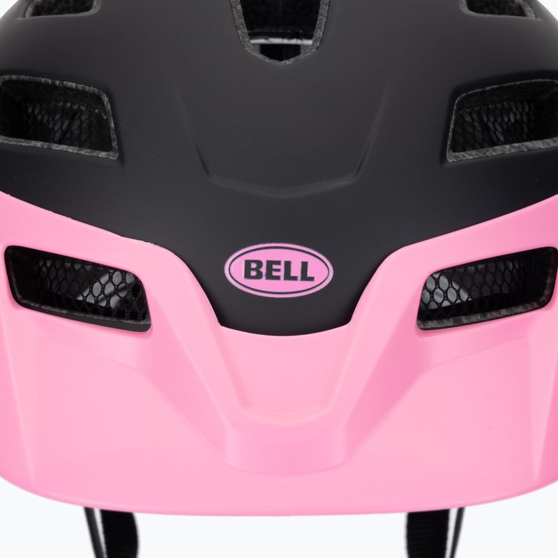 Vaikiškas dviračio šalmas Bell Sidetrack Jr matte pink 7