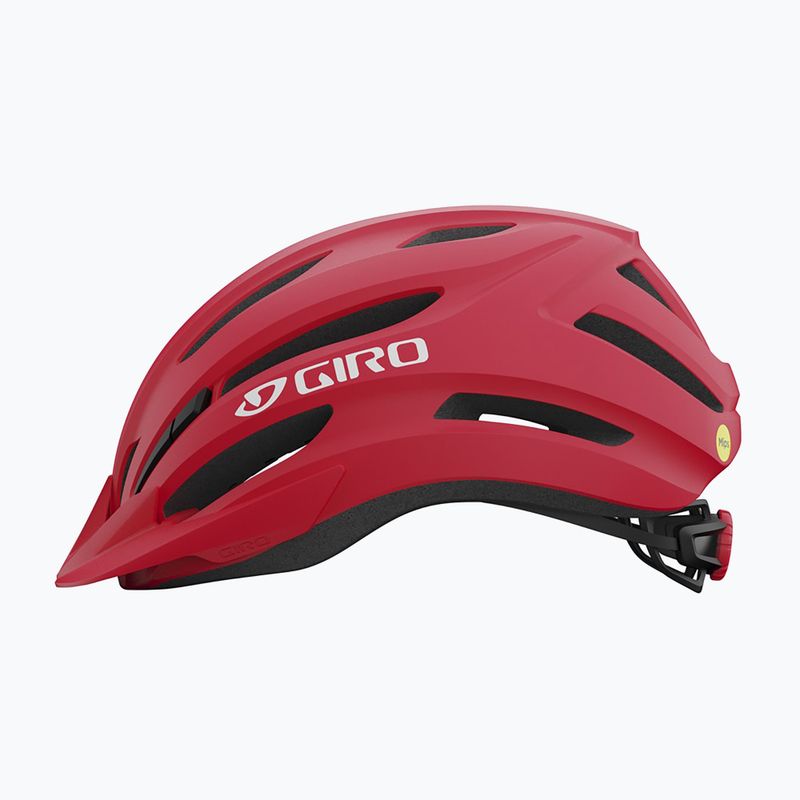 Vaikiškas dviračio šalmas Giro Register II Integrated MIPS matte bright red/white 2