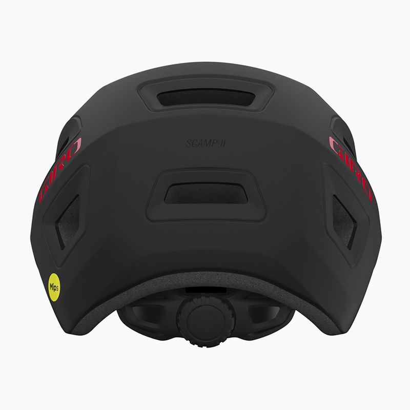 Vaikiškas dviračio šalmas Giro Scamp II matte black/red 3