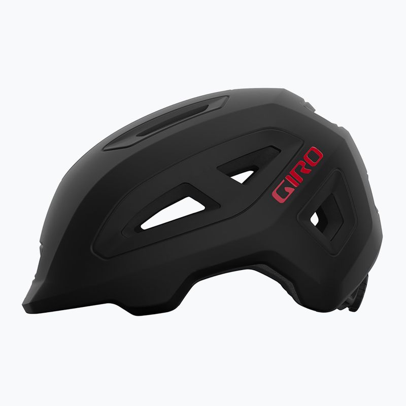 Vaikiškas dviračio šalmas Giro Scamp II Integrated MIPS matte black/red 2