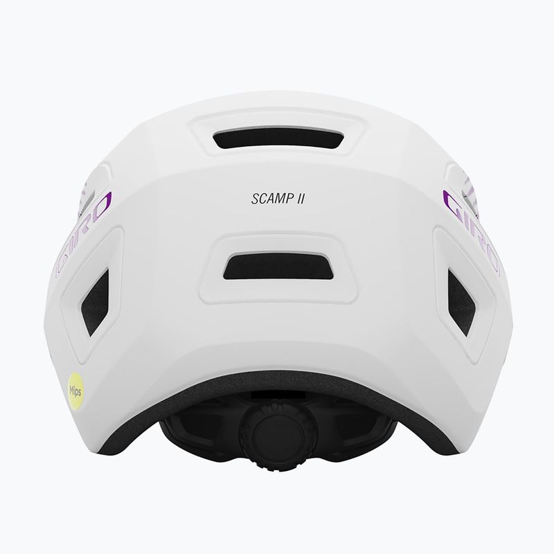 Vaikiškas dviračio šalmas Giro Scamp II Integrated MIPS matte purple towers 3