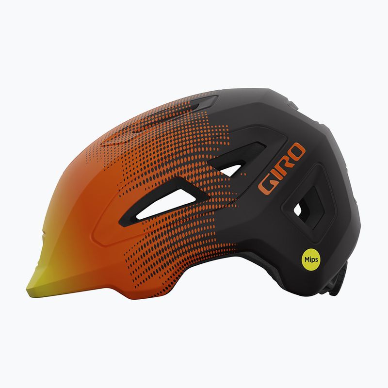Vaikiškas dviračio šalmas Giro Scamp II Integrated MIPS matte orange towers 2