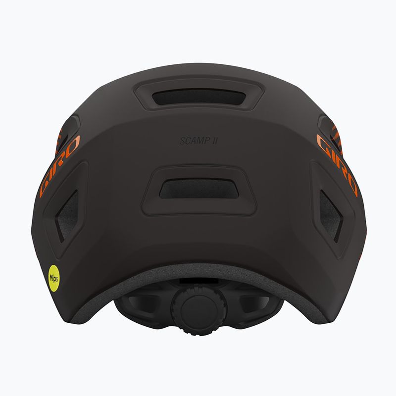 Vaikiškas dviračio šalmas Giro Scamp II Integrated MIPS matte orange towers 3