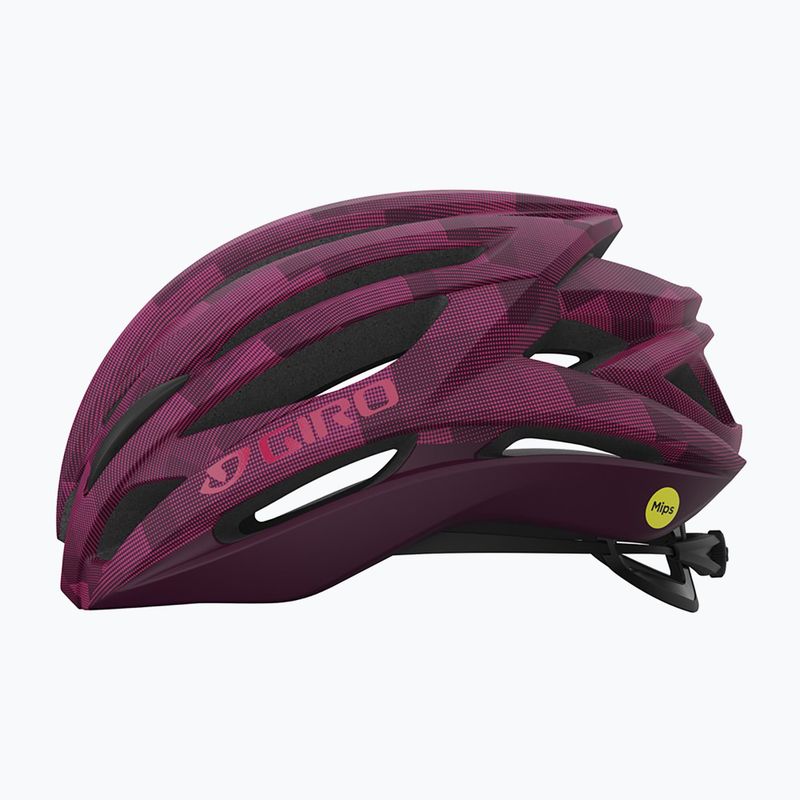Dviračio šalmas Giro Syntax Integrated MIPS matte dark cherry towers 2
