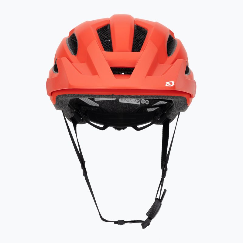 Vaikiškas dviračio šalmas Giro Fixture II Integrated MIPS matte red fade 2