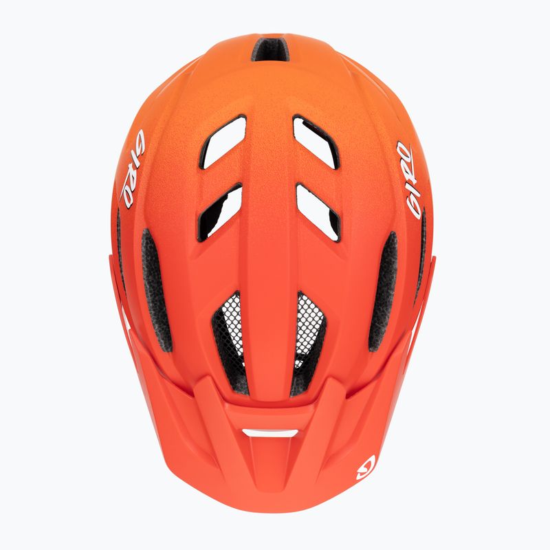 Vaikiškas dviračio šalmas Giro Fixture II Integrated MIPS matte red fade 6