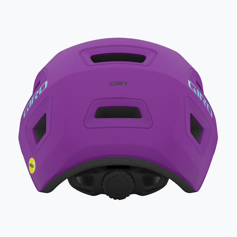 Vaikiškas dviračio šalmas Giro Scamp II Jr matte purple 10