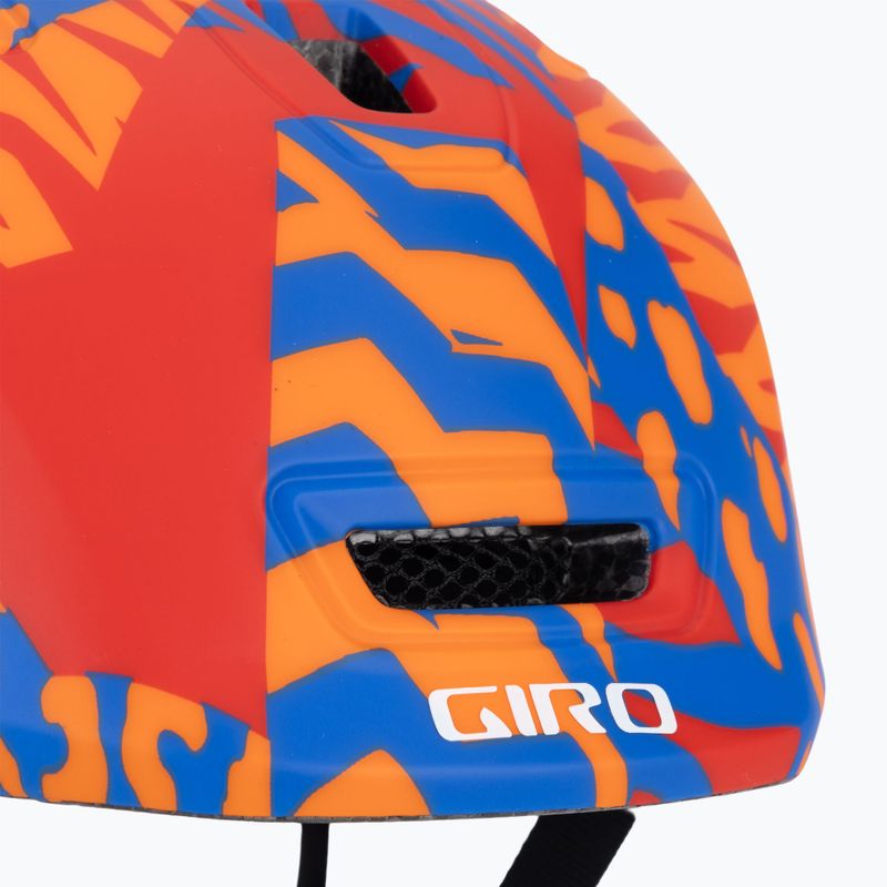 Vaikiškas dviračio šalmas Giro Scamp II Jr matte red animal 7