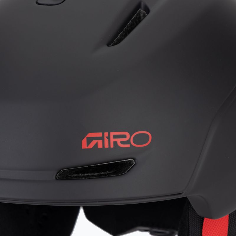 Slidinėjimo šalmas Giro Neo matte black red 7