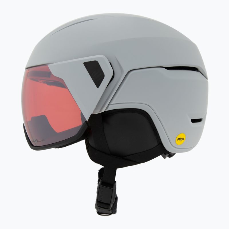 Slidinėjimo šalmas Giro Orbit Spherical Mips matte light grey/vivid onyx 3
