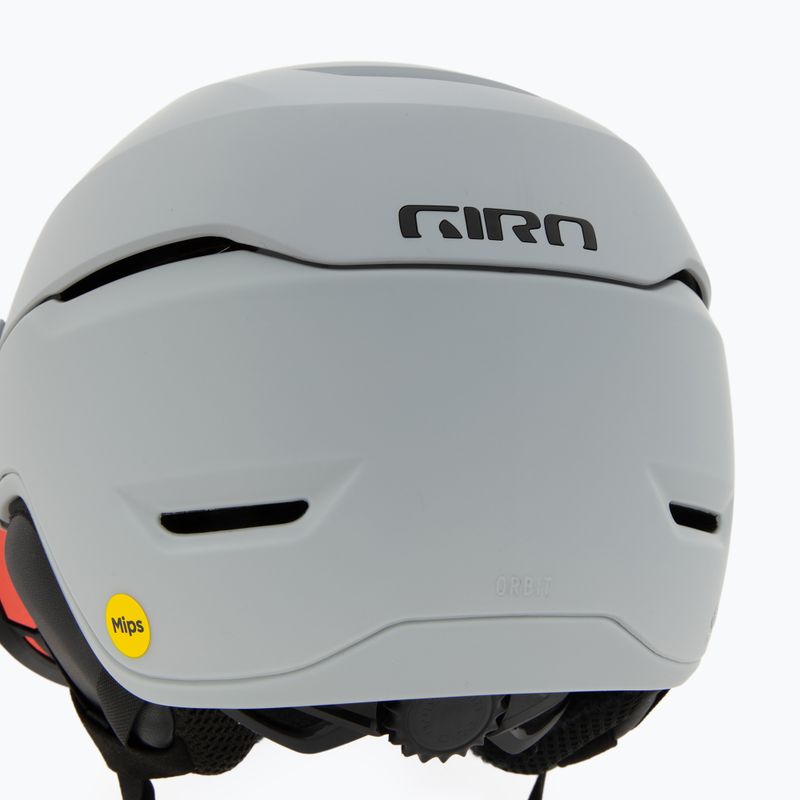 Slidinėjimo šalmas Giro Orbit Spherical Mips matte light grey/vivid onyx 8