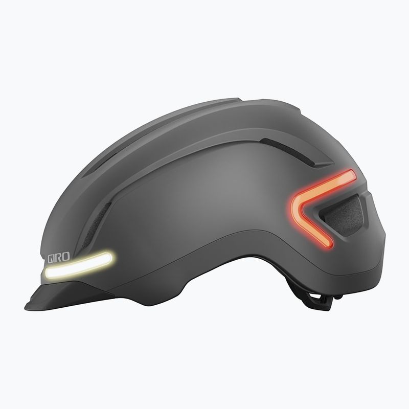 Dviračio šalmas Giro Ethos Integrated MIPS LED matte graphite 2