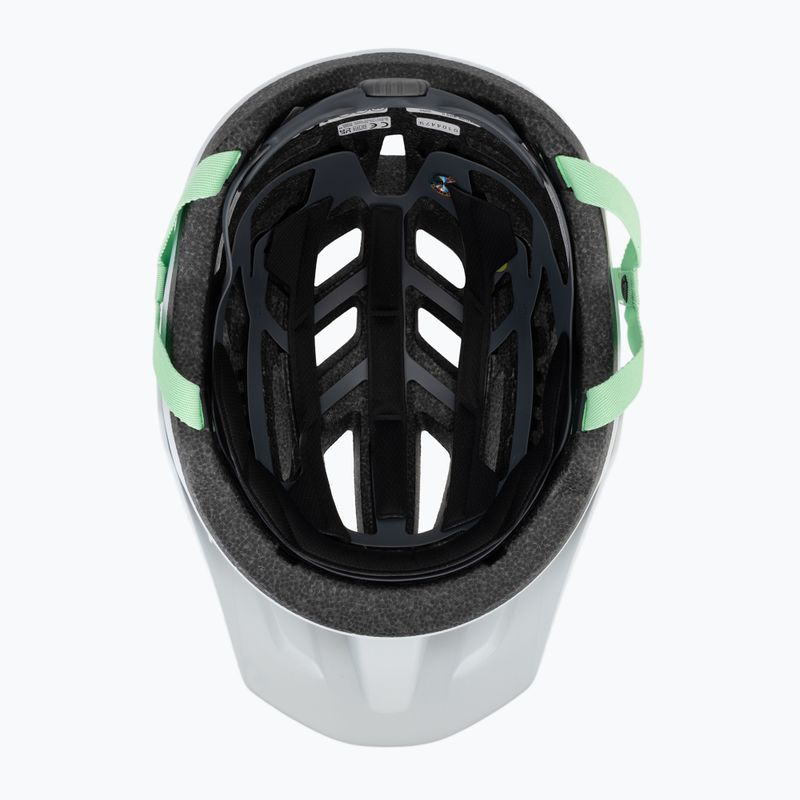 Dviračio šalmas Giro Fixture II Integrated MIPS W matte white/green pearl 5