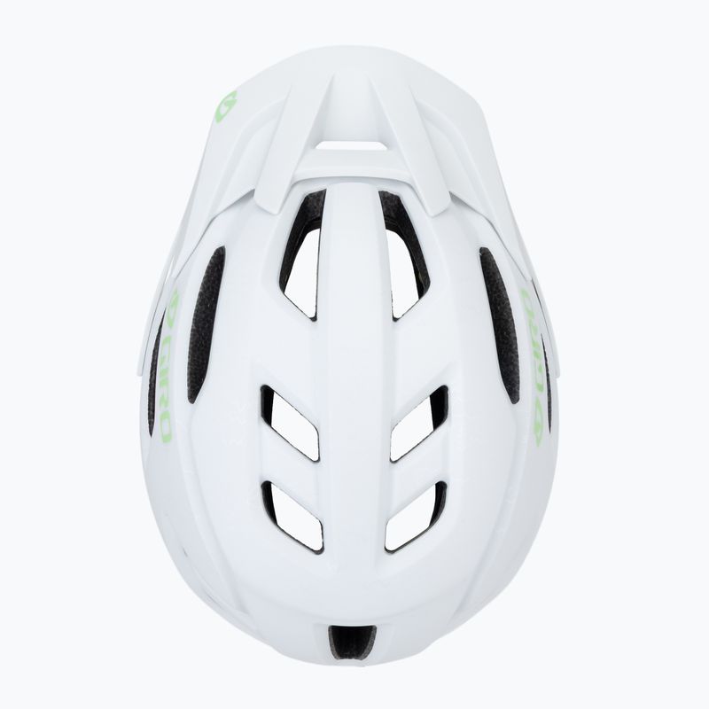 Dviračio šalmas Giro Fixture II Integrated MIPS W matte white/green pearl 6